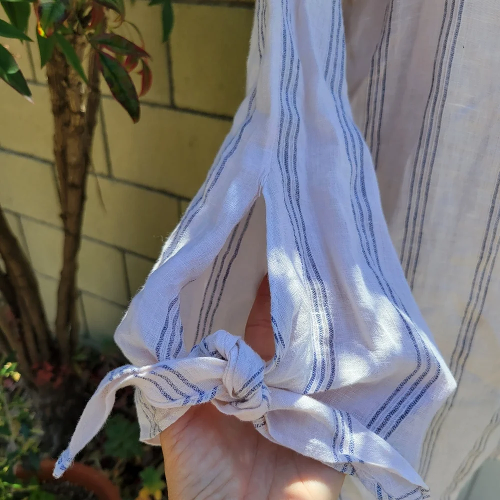 Free People CP Shades‎ 100% Linen Off Shoulder Tunic Top